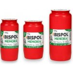 Bispol Memoria hřbitovní svíčka bílá 105 g – Hledejceny.cz