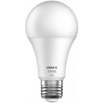 UB903 LED žárovka Umax U-Smart, 800 lm, 8 W, Wi-Fi, RGB, E27, bílá