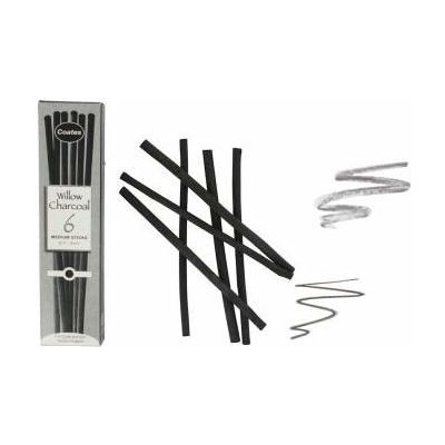 Coates přírodní uhel 6 ks střední 5-6 mm – Zboží Dáma