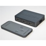 PremiumCord HDMI switch 3:1 plastový,dálkové ovl. khswit31c – Sleviste.cz