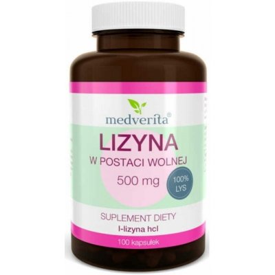 Medverita Lysin 500 mg 100 kapslí – Hledejceny.cz