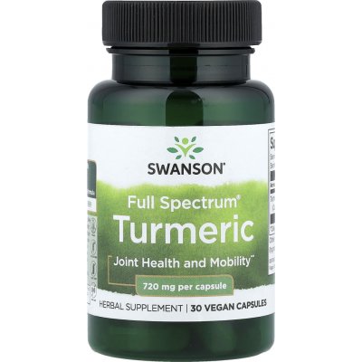 Swanson Kurkuma Turmeric 720 mg 30 kapslí – Hledejceny.cz