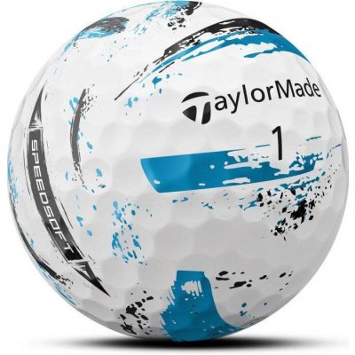 TaylorMade Speedsoft Ink 24 bílo modré 3 ks – Zboží Dáma