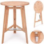 Casaria Dřevěný párty stůl KERY, 78x111cm, přírodní hnědá 103064 – Sleviste.cz