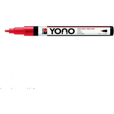 Marabu YONO Akrylový popisovač 125 Cherry 0,5-1,5 mm – Hledejceny.cz