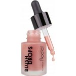 Rodial Blush Drops Tekutá tvářenka a lesk na rty dodávající hydrataci a lesk Sunset Kiss 15 ml – Sleviste.cz