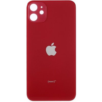 Pouzdro Apple iPhone 11 zadní zadní červené s větším otvorem pro kameru RED – Zboží Mobilmania