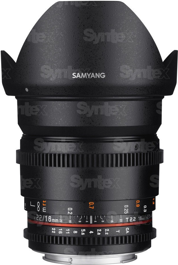 Samyang 16mm T2.2 ED AS UMC CS VDSLR II Canon EF