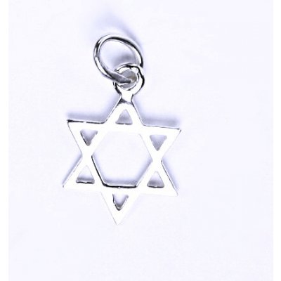 Čištín Stříbrný přívěšek Davidova hvězda P 762 – Sleviste.cz