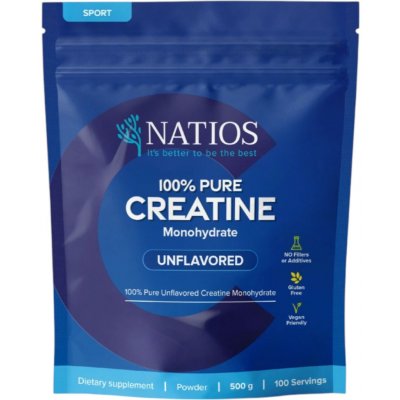 NATIOS Creatine Monohydrate, 500 g – Zboží Mobilmania