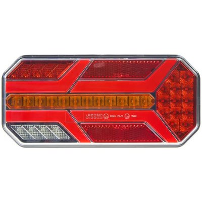 Sdružená LED lampa pravá zadní s dynamickými blinkry 12/24V – Hledejceny.cz