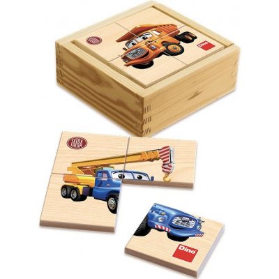 Dino první puzzle Tatra 6 x 4 dílků 9 x 9 cm v krabičce – Zboží Mobilmania
