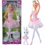 SIMBA Steffi Dancing Ballerina Bunny Doll tančící baletka – Zboží Dáma