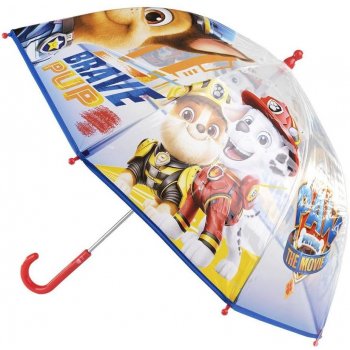 Dětský průhledný deštník Paw patrol tlapková patrola