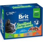 Brit Premium by Nature Cat Sterilized plate chunks 12 x 100 g – Zbozi.Blesk.cz