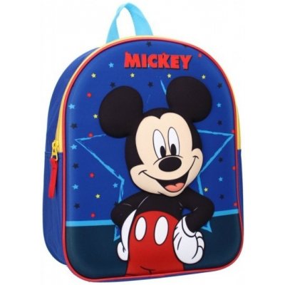 Vadobag - Dětský / chlapecký 3D batoh Mickey Mouse - Disney / 32 x 26 x 11 cm