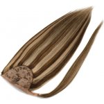 CLIP IN culík rovný ze 100% pravých vlasů 50cm - tmavý melír – Zboží Dáma