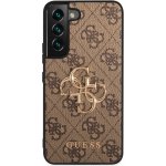 Pouzdro Guess PU 4G Metal Logo Samsung Galaxy S23 hnědé – Hledejceny.cz