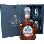 Casa NOBLE Reposado 40% 0,7 l (dárkové balení + 2x sklo) – Zboží Dáma