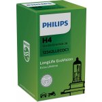 Philips LongLife EcoVision H4 P43t-38 12V 60/55W 12342LLECOC1 – Hledejceny.cz