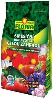 AGRO FLORIA 6 Měsíční hnojivo pro celou zahradu 500 g