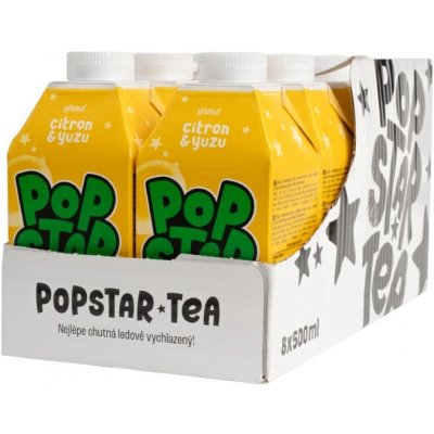 Popstar Tea Citron & Yuzu 8 x0,5 l – Sleviste.cz