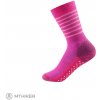 DEVOLD MULTI HEAVY KID SOCK ponožky dětské FUCHSIA STRIPE