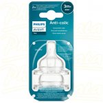 Philips Avent Dudlík Anti-colic/Classic+ 3 střední průtok 2 ks Bílá – Zboží Dáma