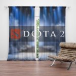 Sablio Závěs DOTA 2 Modrá: 2ks 140x250cm – Zboží Mobilmania