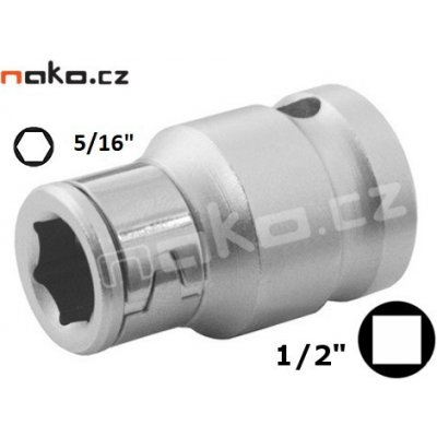 Proteco adaptér 1/2"- 5/16" redukce pro bity 43.120-01A – Zbozi.Blesk.cz