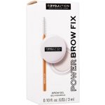 Revolution Relove Power Brow gel na obočí se štětečkem Clear 3 ml – Hledejceny.cz