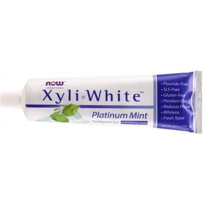 Now Foods XyliWhite Platinum Mint 181 g – Hledejceny.cz