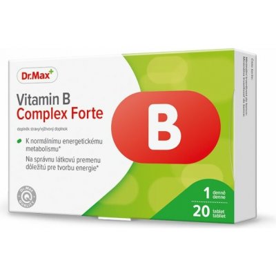Dr. Max Vitamin B Complex Forte 20 tablet – Hledejceny.cz