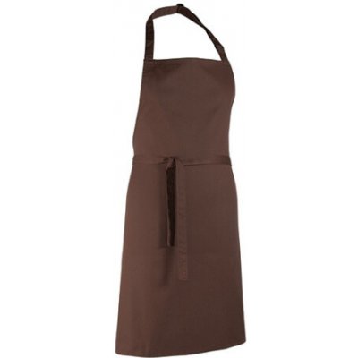 Premier Workwear Klasická zástěra za krk PR150 Brown Pantone 476 72x86cm – Hledejceny.cz
