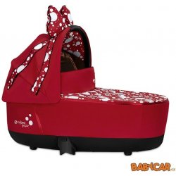 Cybex Priam Lux Carry Cot by Jeremy Scott PETTICOAT Red