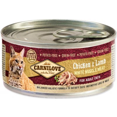 Carnilove White Muscle Meat Chicken&Lamb Cats 100 g – Zboží Mobilmania