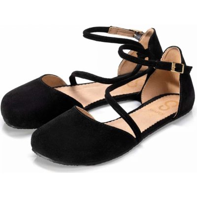 Shapen barefoot sandálky Petal regular black – Zboží Dáma