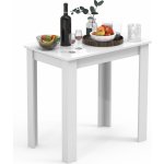 VCM Jídelní stůl Esal 80 bílý – Zboží Dáma