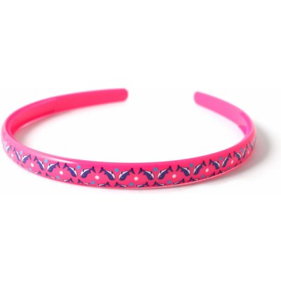 Plastová čelenka do vlasů růžová – Zboží Dáma