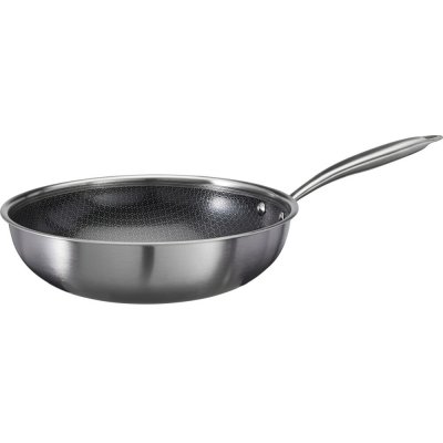 SIAKI HUISHOUD Pánev wok nerez 28cm KO-C85000480 – Sleviste.cz