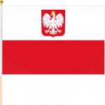 Polská vlajka 45x30cm – Zboží Dáma