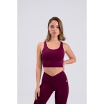 Fitness crop top Intermezzo 6654 vínová – Zboží Dáma