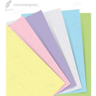 Filofax papír čtverečkovaný A5 - pastelový – Zbozi.Blesk.cz