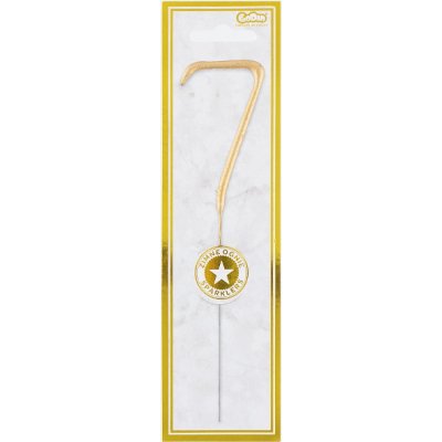 Prskavka číslice 7 zlatá 6,5 cm – Zbozi.Blesk.cz