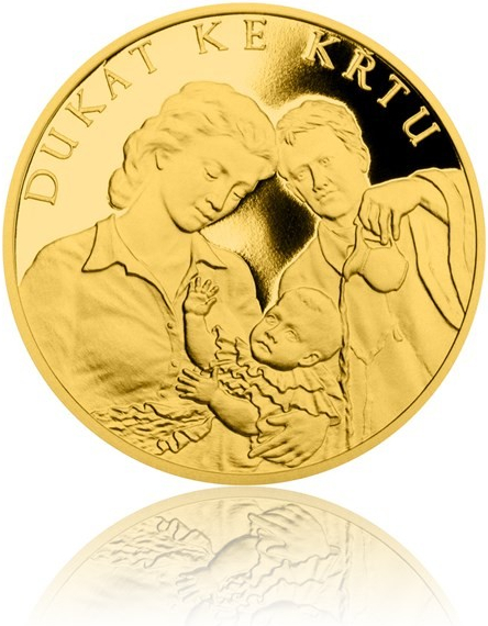 Česká mincovna Zlatý dukát ke křtu 3,49 g