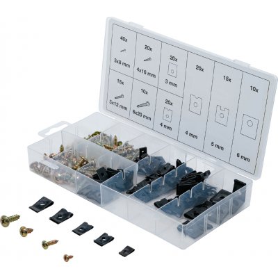 BGS technic 8114 Sortiment spon a šroubků krytu motorů a podvozku automobilů 170 dílů | Zboží Auto