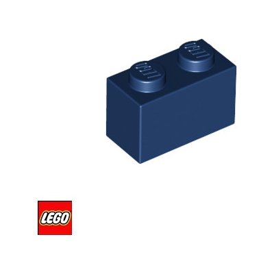 LEGO® 3004 Kostka 1x2 Tmavě-Modrá – Zbozi.Blesk.cz