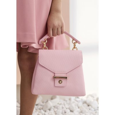 Abel & Lula Kabelka koženková s řetízkem růžová – Hledejceny.cz