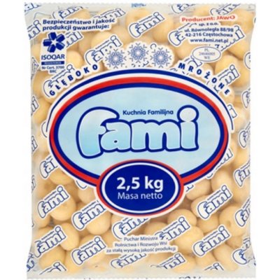 FAMI Slezské nudle s dírkou, zmrazené, 2,5 kg – Zboží Dáma