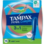 Tampax Pearl Compak Super tampony s aplikátorem 16 ks – Zboží Dáma